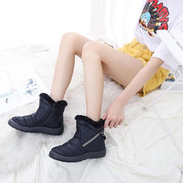 snow boots parent-child non-slip winter fur warm ankle for down waterproof botas mujer, Black
snow boots parent-child non-slip winter fur warm ankle for down waterproof botas mujer, Black