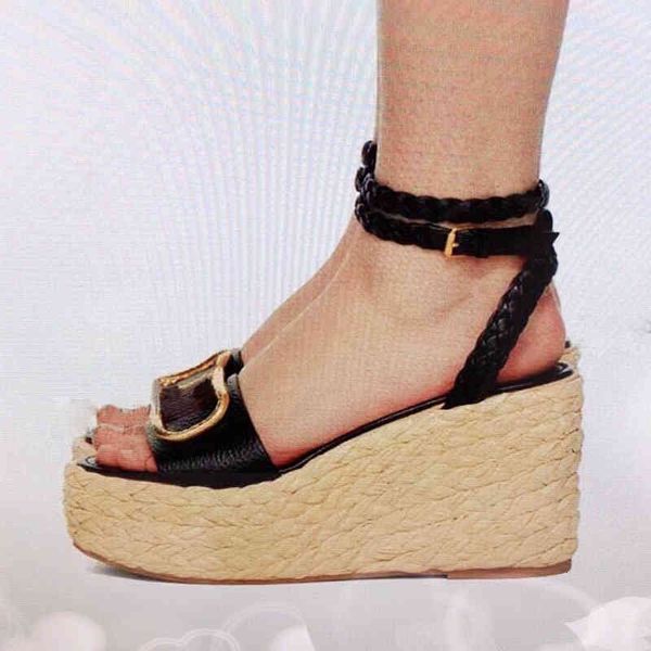 arrival brand designer style female sandals cowhide genuine leather luxury designer wedge women rivet shoes black brown size
arrival brand designer style female sandals cowhide genuine leather luxury designer wedge women rivet shoes black brown size