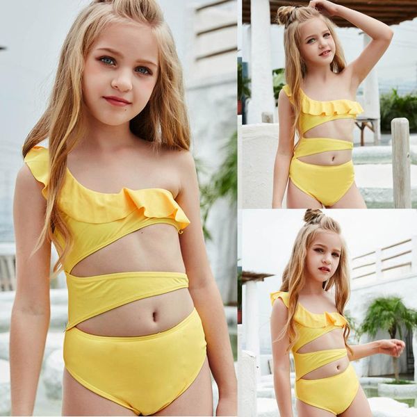 summer girls holiday cute solid yellow lotus lace bikini set one piece swimsuit bathing suit for children one-pieces, Black
summer girls holiday cute solid yellow lotus lace bikini set one piece swimsuit bathing suit for children one-pieces, Black