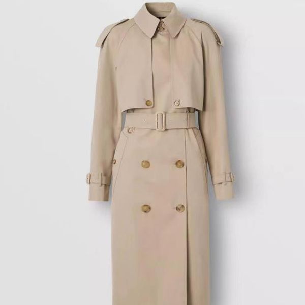 women's trench coats long classic windbreaker waterproof british high-end english style autumn winter gabadian solid color size coat h5, Tan;black
women's trench coats long classic windbreaker waterproof british high-end english style autumn winter gabadian solid color size coat h5, Tan;black