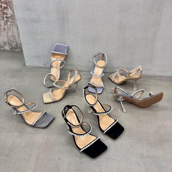 rhinestone women sandals narrow band clear high heels ankle strap buckle shoes blue party pumps ladies dress size 35-39, Black
rhinestone women sandals narrow band clear high heels ankle strap buckle shoes blue party pumps ladies dress size 35-39, Black