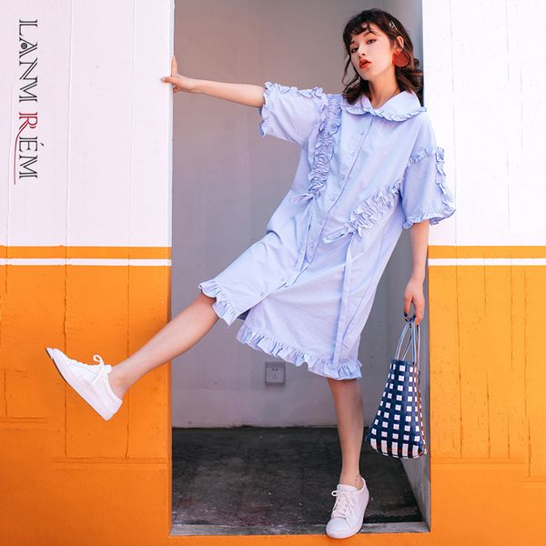 summer dress women's loose peter pan collar short sleeve casual female cute streetwear clothes 2d1517 210507, Black;gray
summer dress women's loose peter pan collar short sleeve casual female cute streetwear clothes 2d1517 210507, Black;gray
