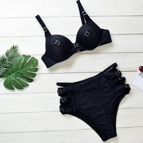 women bikini swimsuit black two pieces buckle split bathing suit female triangle swimwear 6016 one-piece suits
women bikini swimsuit black two pieces buckle split bathing suit female triangle swimwear 6016 one-piece suits
