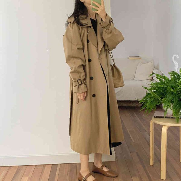 women's trench coats 2021 of women spring long light trench coat korean lapel release solid chic women's dual breasted jacket, Tan;black
women's trench coats 2021 of women spring long light trench coat korean lapel release solid chic women's dual breasted jacket, Tan;black