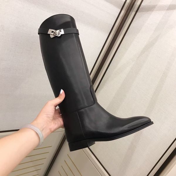 women designer boots over-knee boot designers 100% genuine leather superior quality thick heels shoes af1 tn nmd fashion shoe winter fall cl, Black
women designer boots over-knee boot designers 100% genuine leather superior quality thick heels shoes af1 tn nmd fashion shoe winter fall cl, Black