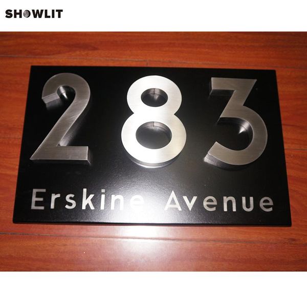 other door hardware wall mounted brushed metal address letters with black background custom made
other door hardware wall mounted brushed metal address letters with black background custom made