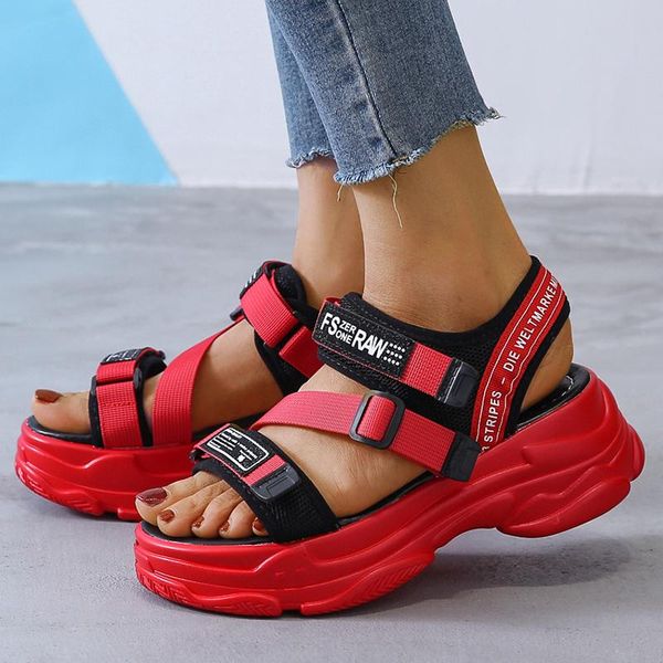 height flat platform sandals thick bottom women's fashion shoes woman casual zapatos de mujer high heels women, Black
height flat platform sandals thick bottom women's fashion shoes woman casual zapatos de mujer high heels women, Black