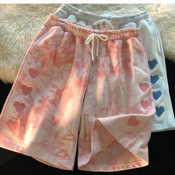 casual tie dye heart women short embroidery high waist harajuku summer loose bottoms plus size streetwear ropa mujer, White;black
casual tie dye heart women short embroidery high waist harajuku summer loose bottoms plus size streetwear ropa mujer, White;black