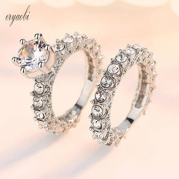 wedding rings luxury cubic zirconia engagement zircon paired ring for women mariage gift bijouterie eternal charm jewelry, Slivery;golden
wedding rings luxury cubic zirconia engagement zircon paired ring for women mariage gift bijouterie eternal charm jewelry, Slivery;golden