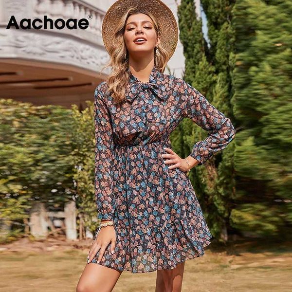 aachoae women's floral dress bow tie neck vintage pleated dress see through sleeve print mini dress casual sundress vestidos 210706, Black;gray
aachoae women's floral dress bow tie neck vintage pleated dress see through sleeve print mini dress casual sundress vestidos 210706, Black;gray