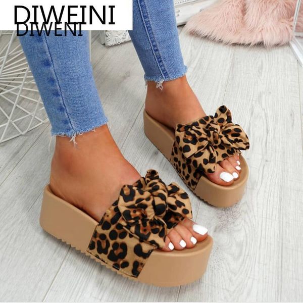 bowknot women sandals fashion leopard print lightweight casual platform with large size, Black
bowknot women sandals fashion leopard print lightweight casual platform with large size, Black