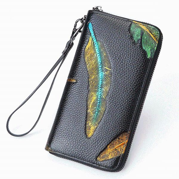 wallets 2021 retro ethnic zipper long multi-functional ladies wallet purse, Red;black
wallets 2021 retro ethnic zipper long multi-functional ladies wallet purse, Red;black