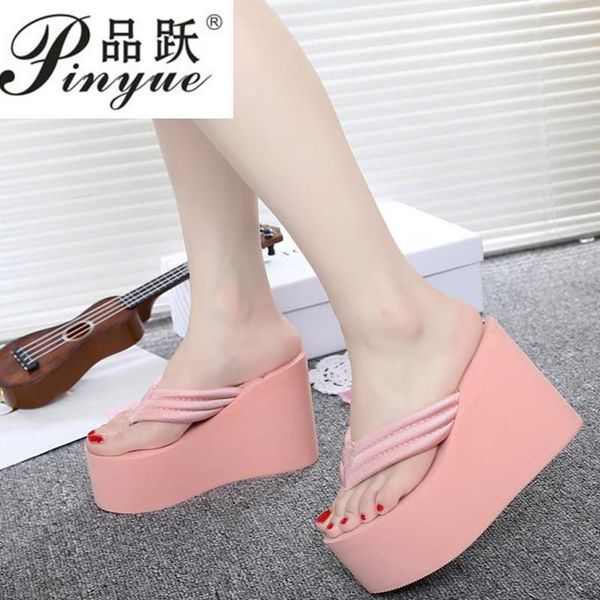 women's ultra high heels sandals eva platform wedges heel casual leisure bohemian boho beach flip flop, Black
women's ultra high heels sandals eva platform wedges heel casual leisure bohemian boho beach flip flop, Black