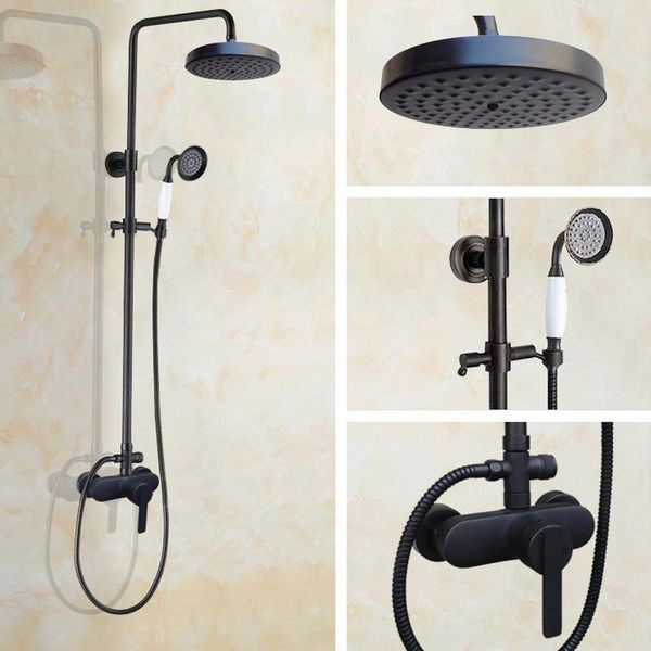 black oil rubbed bathroom brass wall mount rain shower system mixer tap faucet set with ceramic handheld ahg156 sets
black oil rubbed bathroom brass wall mount rain shower system mixer tap faucet set with ceramic handheld ahg156 sets
