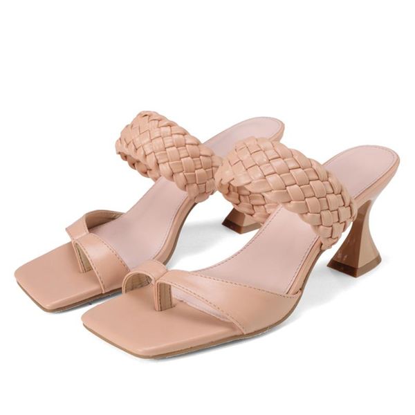 slippers 2021 women square toe flip flop woman party high heels summer female elegant pumps ladies fashion footwear plus size, Black
slippers 2021 women square toe flip flop woman party high heels summer female elegant pumps ladies fashion footwear plus size, Black