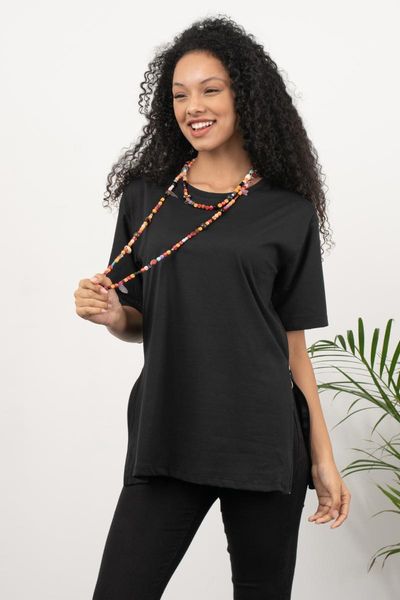 women's blouses & shirts black so zipper basic blouse summer season short-sleeve casual cut modern women clothing, White
women's blouses & shirts black so zipper basic blouse summer season short-sleeve casual cut modern women clothing, White
