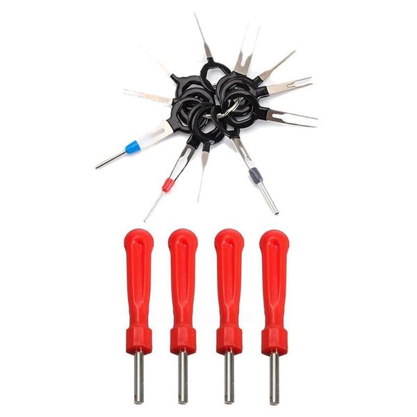 professional hand tool sets 11pcs car plug circuit board wire harness terminal extraction pick connector with 4pcs tyre valve core repair
professional hand tool sets 11pcs car plug circuit board wire harness terminal extraction pick connector with 4pcs tyre valve core repair