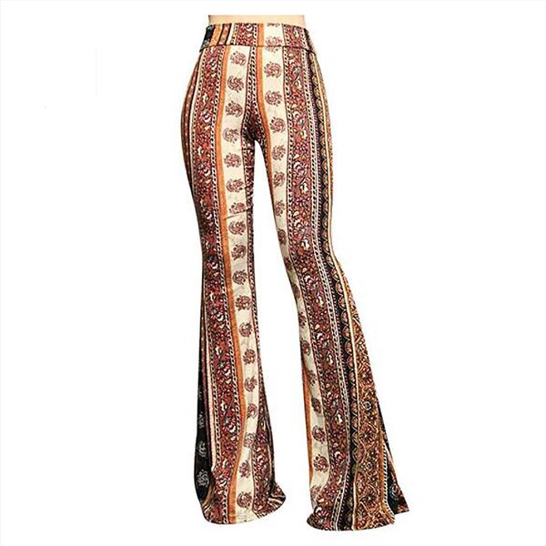 40 high waist print flare women pants leggings summer vintage bodycon trousers casual bell bottom, Black;white
40 high waist print flare women pants leggings summer vintage bodycon trousers casual bell bottom, Black;white