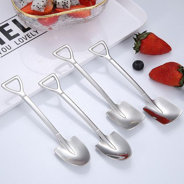 spoons 304 stainless steel shovel spoon cute engineer flat pointed eat dessert cake ice cream watermelon
spoons 304 stainless steel shovel spoon cute engineer flat pointed eat dessert cake ice cream watermelon