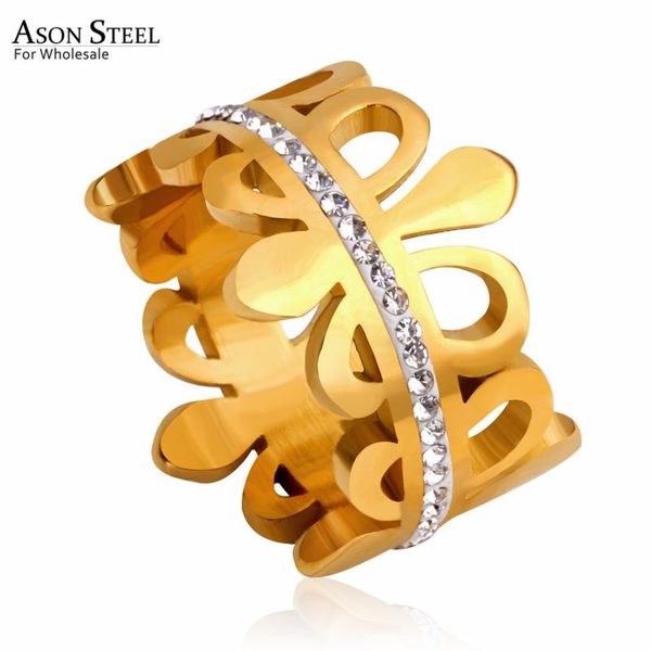 wedding rings asonsteel gold color ring with cubic zirconia 316l stainless steel jewelry for women/men girl party gift, Slivery;golden
wedding rings asonsteel gold color ring with cubic zirconia 316l stainless steel jewelry for women/men girl party gift, Slivery;golden