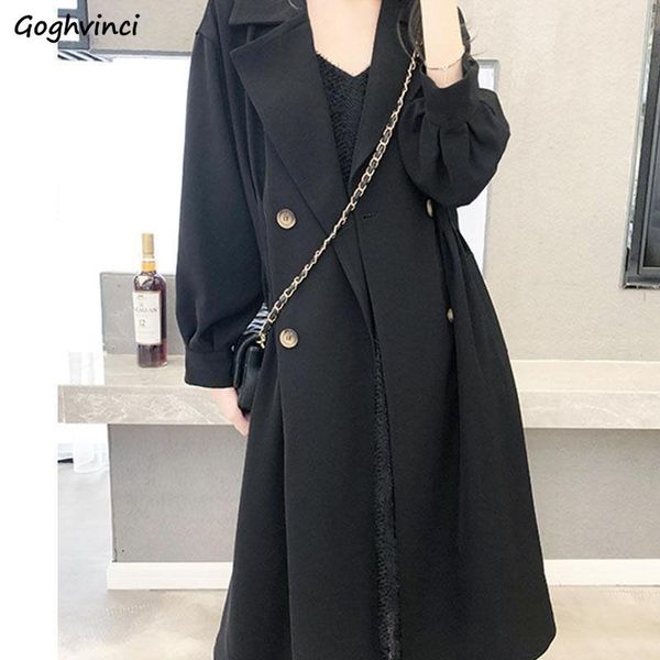 women's trench coats women coat solid simple pleated lantern sleeve a-line slim loose plus 4xl office lady korean fashion trendy all-ma, Tan;black
women's trench coats women coat solid simple pleated lantern sleeve a-line slim loose plus 4xl office lady korean fashion trendy all-ma, Tan;black