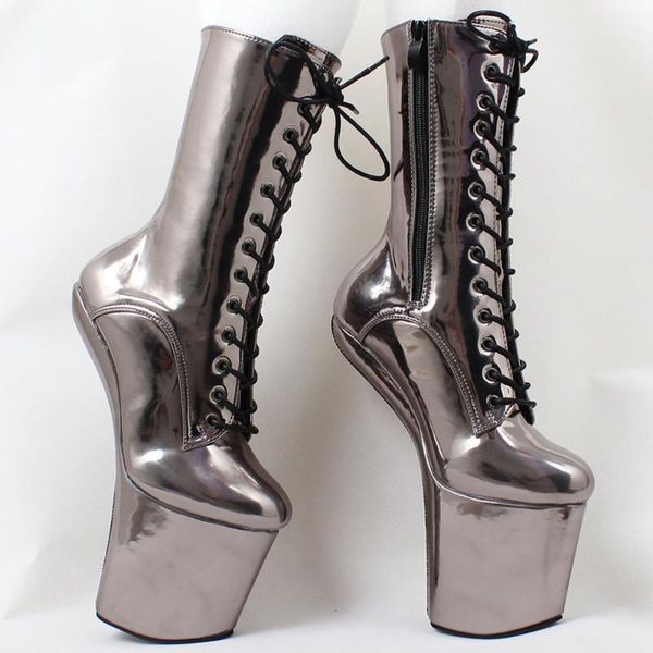 boots lady 20cm platform heelless punk nightclub dance shoes 10colors plus size 34-46 patent leather1, Black
boots lady 20cm platform heelless punk nightclub dance shoes 10colors plus size 34-46 patent leather1, Black