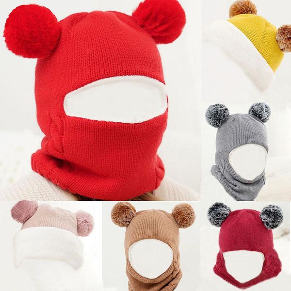 caps & hats baby boy hat for girls winter knit kids beanie autumn children's scarf with one-piece double pomom warm and thick, Yellow
caps & hats baby boy hat for girls winter knit kids beanie autumn children's scarf with one-piece double pomom warm and thick, Yellow