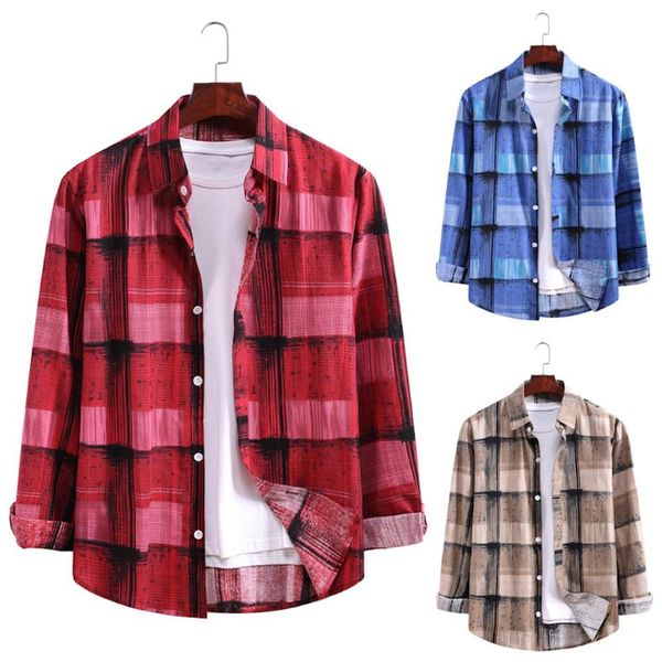 men's casual shirts spring autumn mens button retro print blouse fashion long sleeve coat turn-down camisa handsome streetwear, White;black
men's casual shirts spring autumn mens button retro print blouse fashion long sleeve coat turn-down camisa handsome streetwear, White;black
