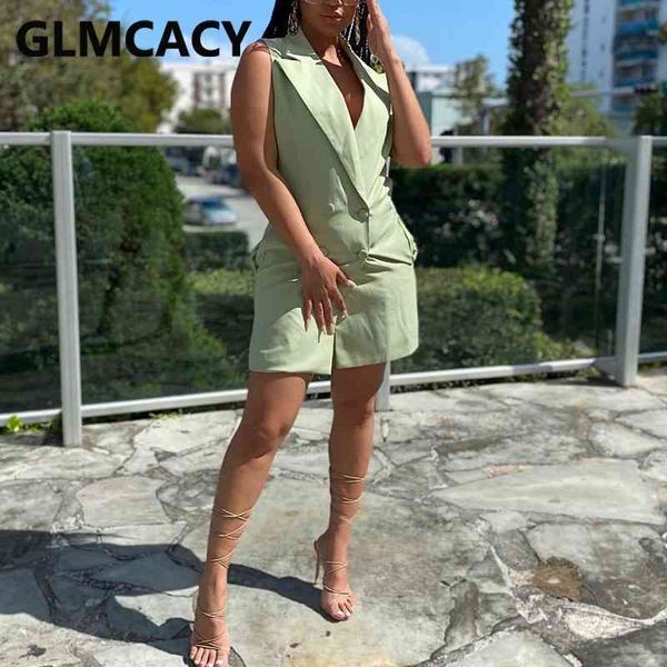 women sleeveless solid vest dress double breasted elegant ol mini dresses 210702, Black;gray
women sleeveless solid vest dress double breasted elegant ol mini dresses 210702, Black;gray