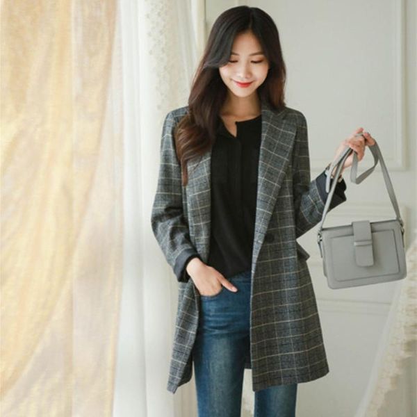 women's jackets fashion week women plaid suit 2021 autumn long sleeve double-breasted work wear notched casual jacket, Black;brown
women's jackets fashion week women plaid suit 2021 autumn long sleeve double-breasted work wear notched casual jacket, Black;brown