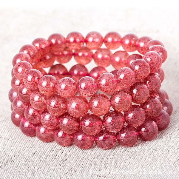 natural ice strawberry crystal bracelet women's beads lovers stone jewelry, Black
natural ice strawberry crystal bracelet women's beads lovers stone jewelry, Black