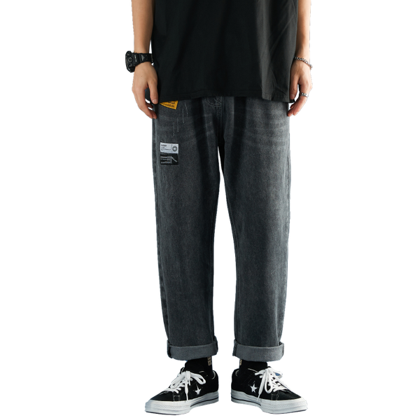 men's jeans loose men students daily casual straight denim pants male trousers simple design cozy all-match, Blue
men's jeans loose men students daily casual straight denim pants male trousers simple design cozy all-match, Blue