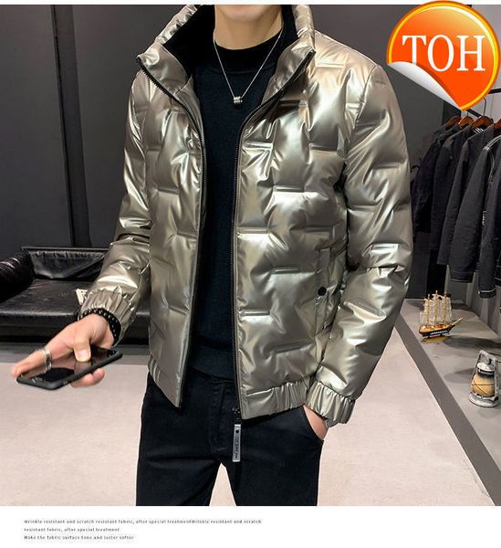 winter large size men's 2021 shiny light thin down jacket short style coat new trend thickening warm hooded, Black
winter large size men's 2021 shiny light thin down jacket short style coat new trend thickening warm hooded, Black
