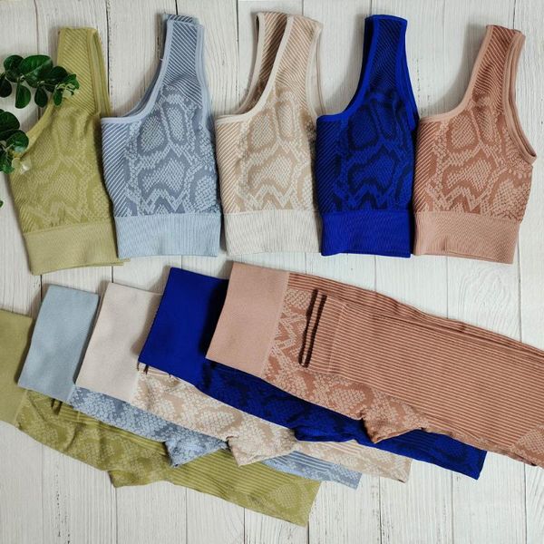 yoga outfit seamless fitness clothing snake print sport suit bra leggings set gym woman workout clothes for women sportswear
yoga outfit seamless fitness clothing snake print sport suit bra leggings set gym woman workout clothes for women sportswear