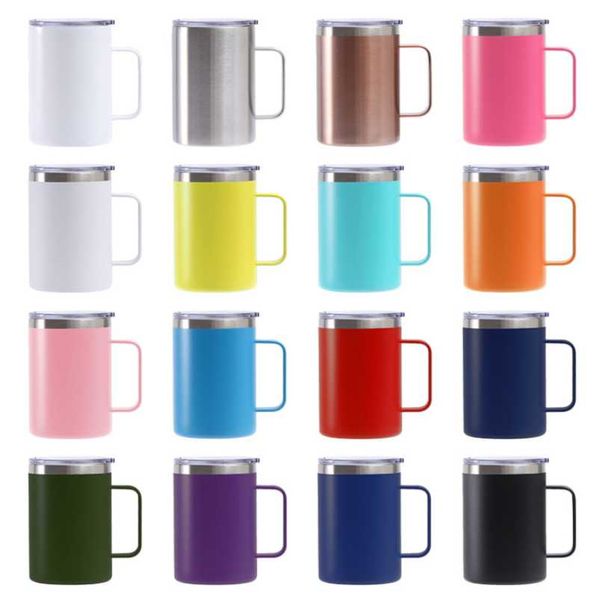 mugs 5-100pcs 16oz coffee with handles tumbler double wall stainless steel vacuum insulated camping travel cup seal lids
mugs 5-100pcs 16oz coffee with handles tumbler double wall stainless steel vacuum insulated camping travel cup seal lids
