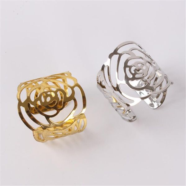 napkin rings 12pcs/metal plating rose flower ring table decoration for el reception, wedding banquet, family party
napkin rings 12pcs/metal plating rose flower ring table decoration for el reception, wedding banquet, family party