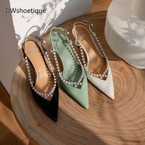 spring pearl women dress shoes pointed toe thin heel 7.5cm slingbacks, Black
spring pearl women dress shoes pointed toe thin heel 7.5cm slingbacks, Black