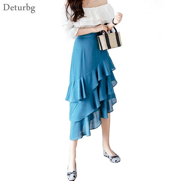 skirts women's fashion ruffled tiered midi skirt ladies korean casual high waist zipped asymmetrical saias 2021 summer sk325, Black
skirts women's fashion ruffled tiered midi skirt ladies korean casual high waist zipped asymmetrical saias 2021 summer sk325, Black