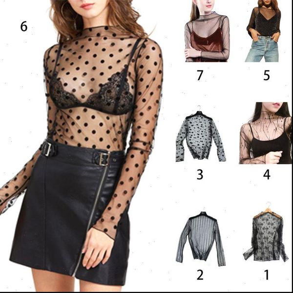 womens spring shirts basic see through mesh bottoming shirt hollow out lace snowflake stripes glitter pullover mock neck long, White
womens spring shirts basic see through mesh bottoming shirt hollow out lace snowflake stripes glitter pullover mock neck long, White