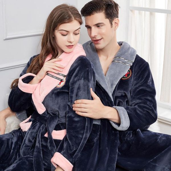 women's sleepwear flannel robe kimono gown couple winter thicken nightwear nightgown warm long bathrobe home clothes oversize 3xl 4xl, Black;red
women's sleepwear flannel robe kimono gown couple winter thicken nightwear nightgown warm long bathrobe home clothes oversize 3xl 4xl, Black;red