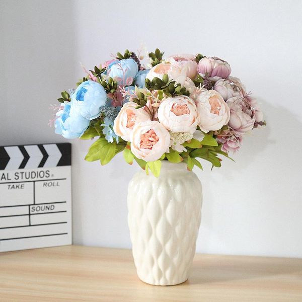 heads artificial peony flowers fake leaf wedding hand bouquet decorative home ornaments & wreaths
heads artificial peony flowers fake leaf wedding hand bouquet decorative home ornaments & wreaths