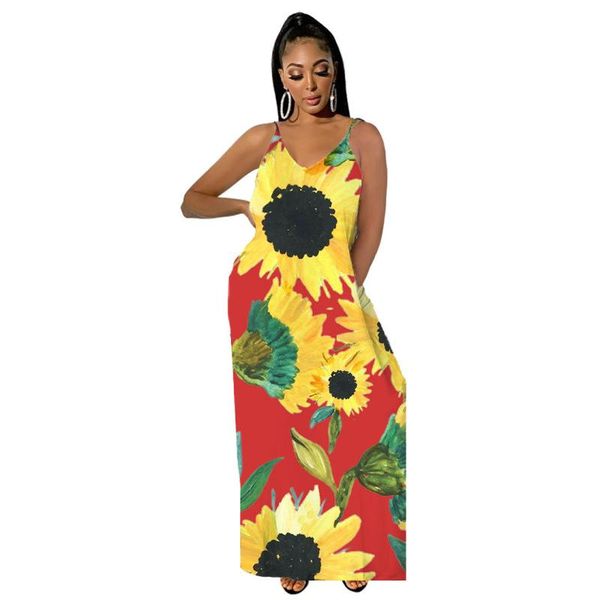 casual dresses floral print maxi dress 2021 fashion spaghetti strap v collar sleeveless causal for women plus size long woman, Black;gray
casual dresses floral print maxi dress 2021 fashion spaghetti strap v collar sleeveless causal for women plus size long woman, Black;gray