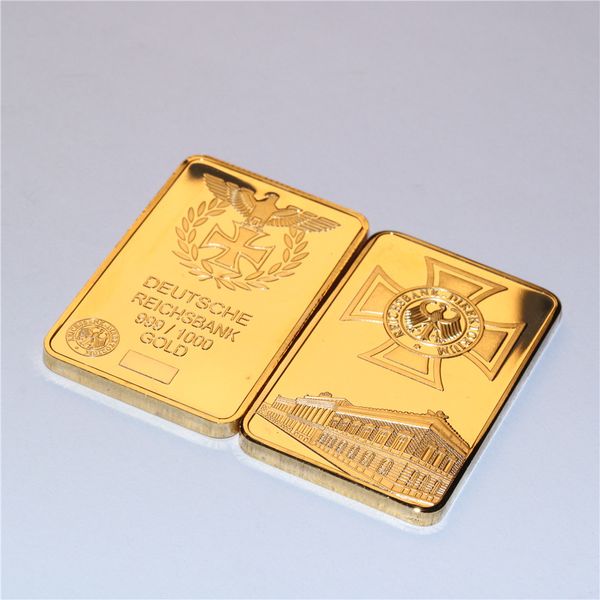 5pcs/set german gift die bismarck battleship gold plated bullion bar/coins 1oz germany navy deutsche marine gold bar souvenir coin
5pcs/set german gift die bismarck battleship gold plated bullion bar/coins 1oz germany navy deutsche marine gold bar souvenir coin