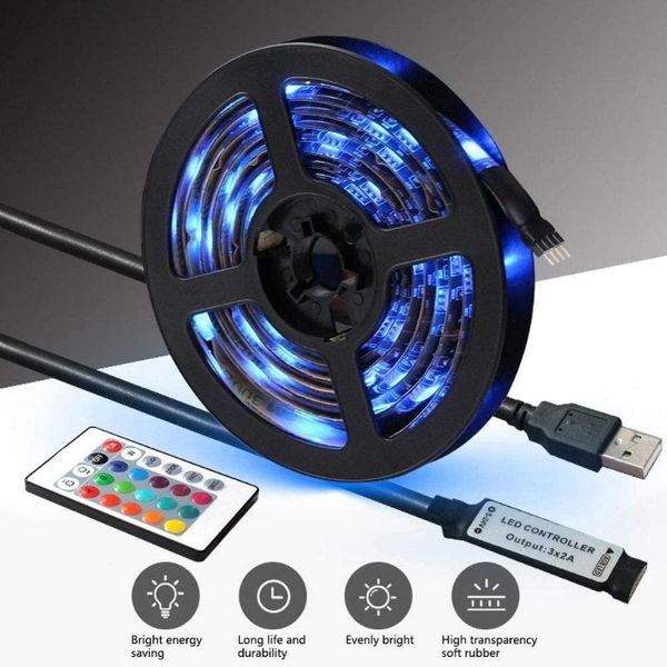 strips dc 5v usb led strip no waterproof rgb light flexible 1m 2m add 3 17key remote for tv background lighting
strips dc 5v usb led strip no waterproof rgb light flexible 1m 2m add 3 17key remote for tv background lighting