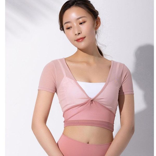yoga outfit women crop gym sports running exercise workout mesh t-shirt fitness short sleeve tee shirt
yoga outfit women crop gym sports running exercise workout mesh t-shirt fitness short sleeve tee shirt
