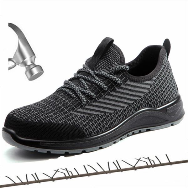 boots men's light weight outdoor plus size steel toe anti smashing work shoes men puncture proof indestructible safety, Black
boots men's light weight outdoor plus size steel toe anti smashing work shoes men puncture proof indestructible safety, Black