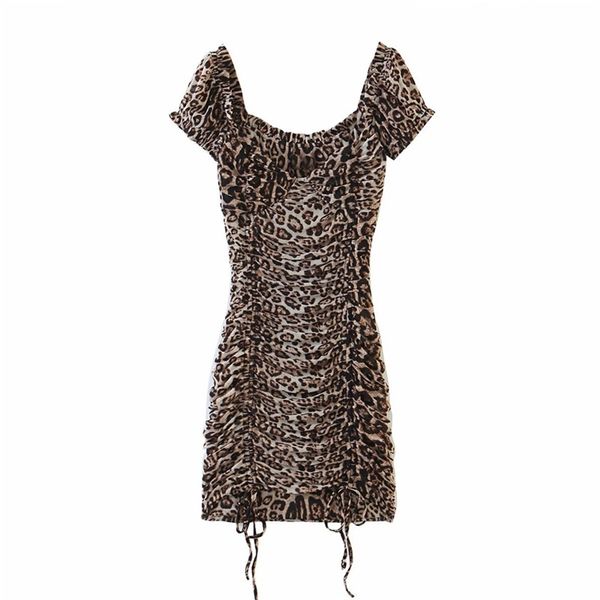 summer women leopard dress short sleeve high elastic bust pleated pencil es female street mini sheath cloth 210513, Black;gray
summer women leopard dress short sleeve high elastic bust pleated pencil es female street mini sheath cloth 210513, Black;gray