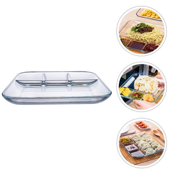 dishes & plates 1pc transparent heat-resistant plate glass dish square for home
dishes & plates 1pc transparent heat-resistant plate glass dish square for home