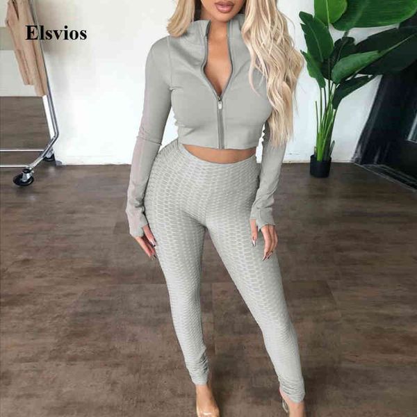 women's tracksuits spring women sport fashion stand collar zipper + high waist pants suit summer mesh long sleeve 2 piec, Gray
women's tracksuits spring women sport fashion stand collar zipper + high waist pants suit summer mesh long sleeve 2 piec, Gray