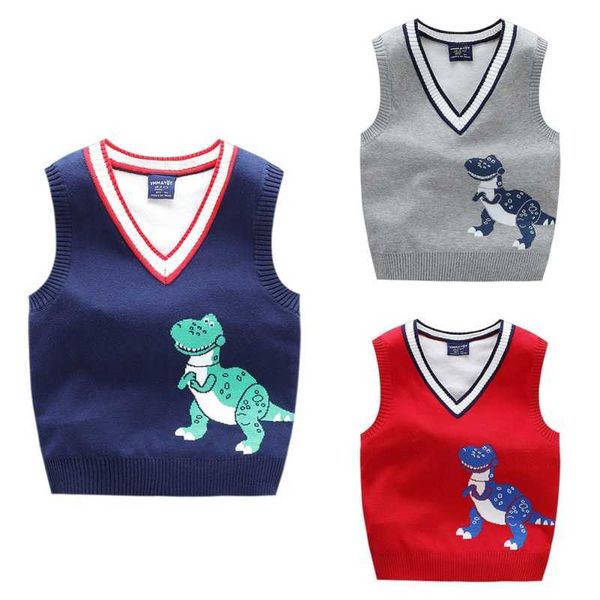autumn winter school uniform vest boys dinosaur pullover v-neck vest soft worsted boys outwear clothes sleeveless knitted sweate y1024, Blue
autumn winter school uniform vest boys dinosaur pullover v-neck vest soft worsted boys outwear clothes sleeveless knitted sweate y1024, Blue